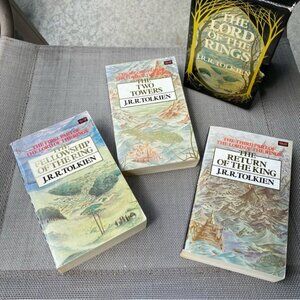 The Lord of the Rings Trilogy Box Set. 1984, 4th Edition by Unwin Paperbacks